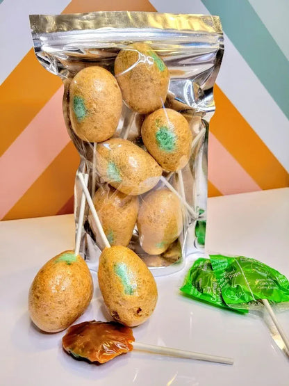 Freeze Dried Caramel Apple Pops