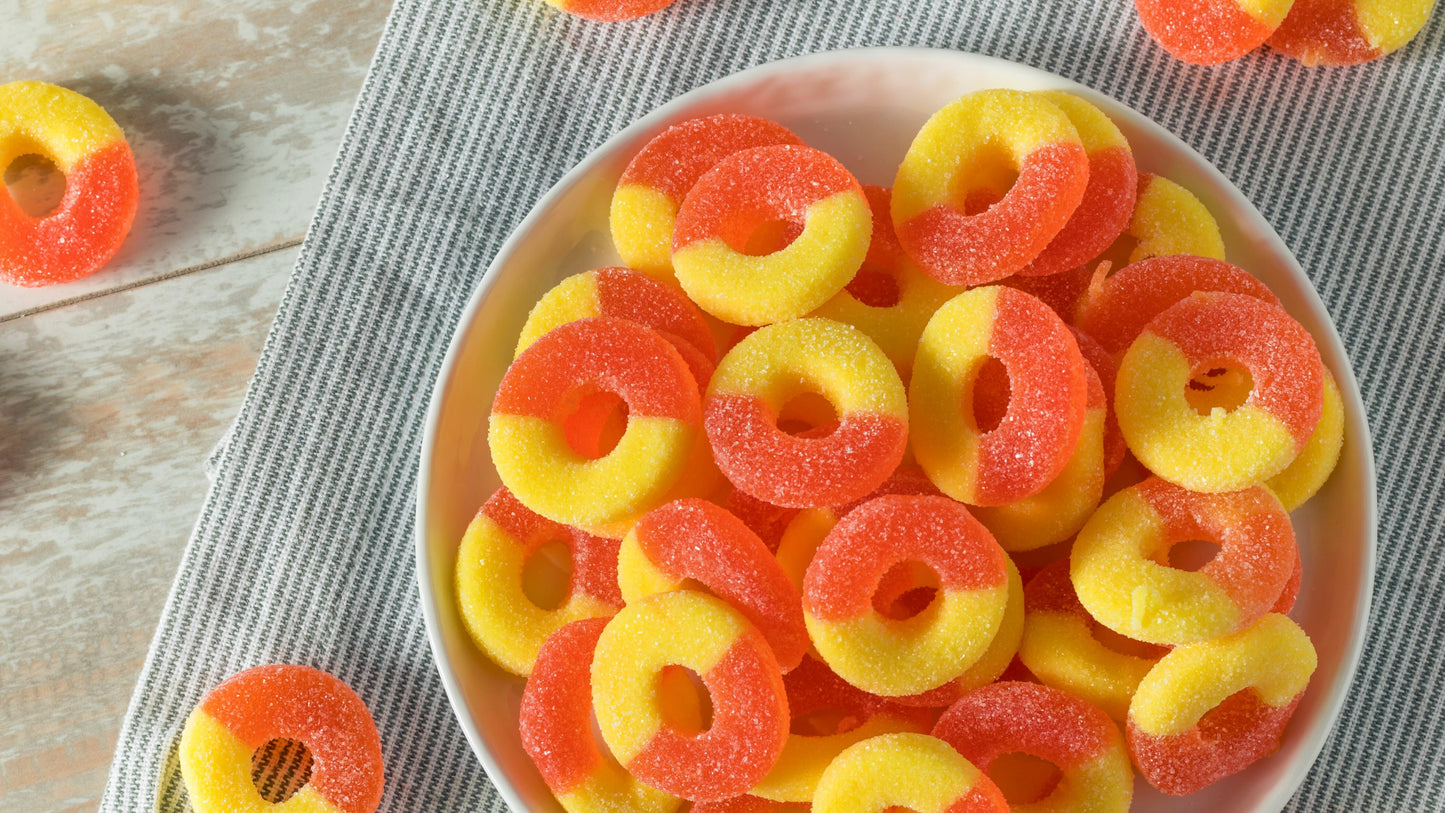 Freeze Dried Peach Rings